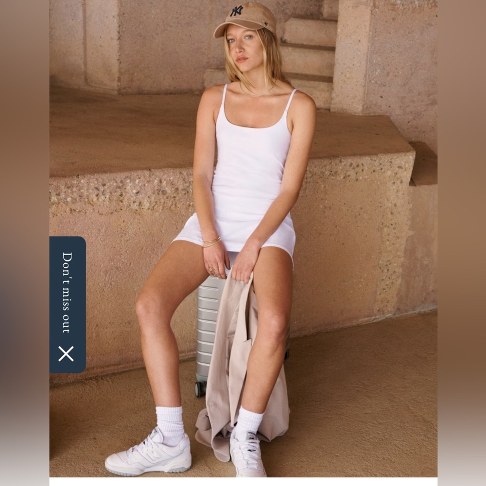 Abercrombie & Fitch White Mini Dress